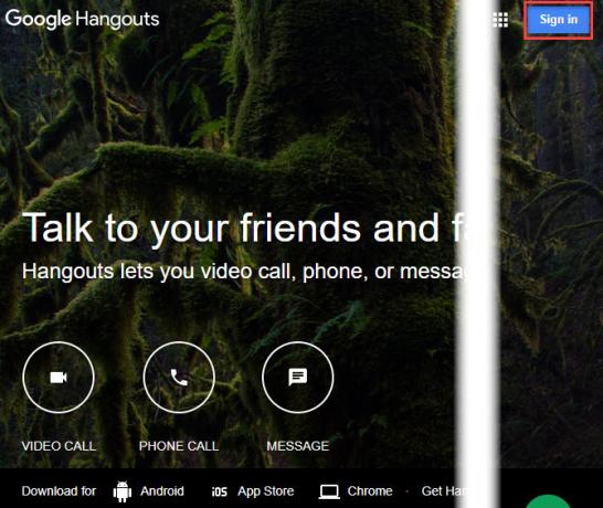 comment utiliser les Hangouts Google - Se connecter