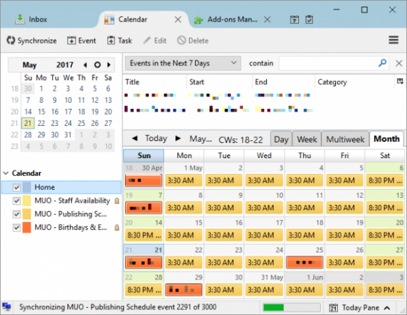 Comment intégrer Google Calendar dans Thunderbird Thunderbird Lightning Calendar Events 647x500