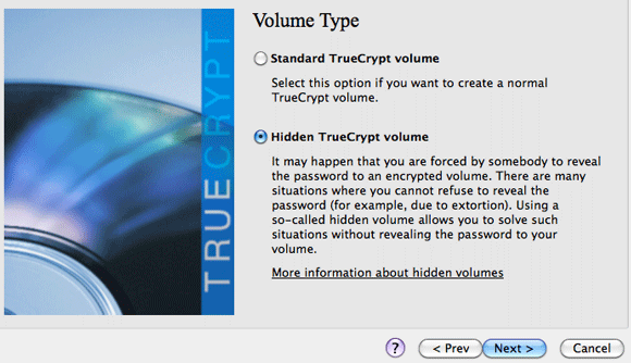 Comment créer une partition vraiment cachée avec TrueCrypt 7 3 volume caché