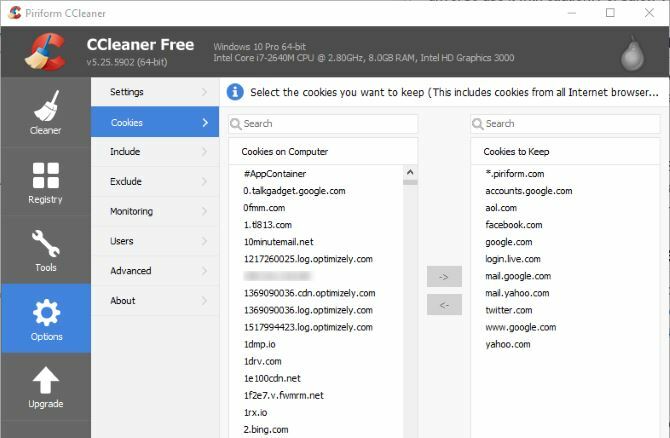 6 Trucs et astuces CCleaner pour nettoyer efficacement votre ordinateur 06 Cookies CCleaner