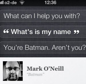 Siri, pourquoi ne me comprends-tu pas? [INFOGRAPHIQUE] siri batman