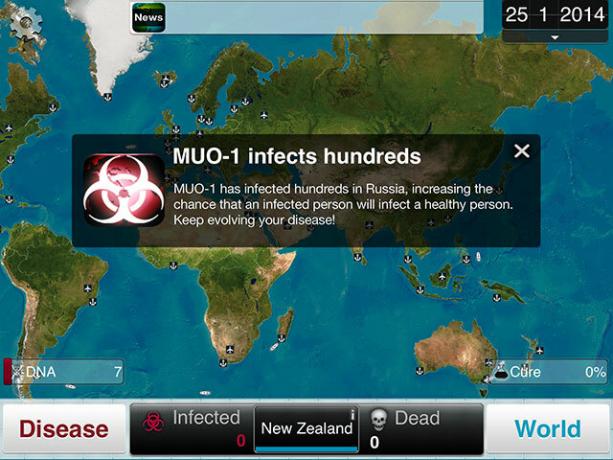 Choisissez une maladie et anéantissez l'humanité à Plague Inc. infecter