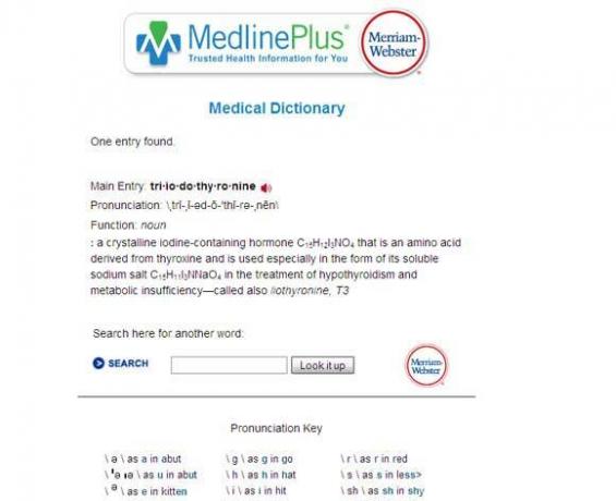 encyclopédie du dictionnaire médical en ligne
