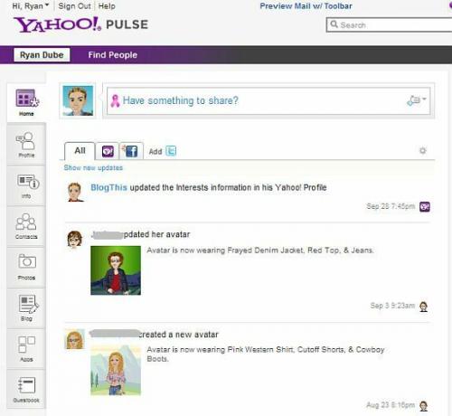 messagerie instantanée yahoo facebook