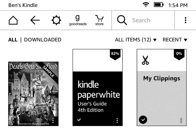 Comment configurer et utiliser votre bibliothèque Kindle Paperwhite 12 Paperwhite