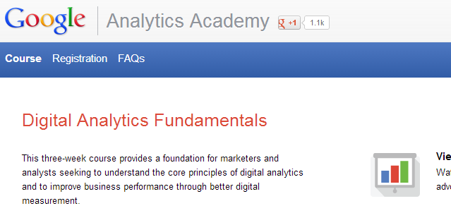 Google lance Analytics Academy pour enseigner aux gens Google Analytics analyticsacademy