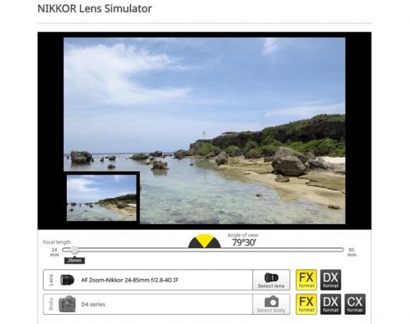 Acheter un objectif d'appareil photo? Utilisez d'abord ces simulateurs de lentilles pour les tester Nikkor