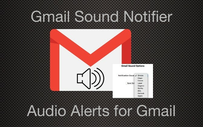 obtenir une notification audio lorsque vous recevez un nouvel e-mail dans gmail