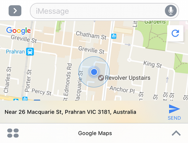 imessage google maps