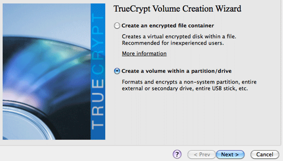 Comment créer une partition vraiment cachée avec TrueCrypt 7 2 dans la partition