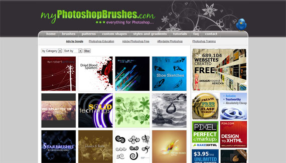 6 meilleurs sites pour télécharger des brosses Photoshop gratuites myphotoshopbrushes