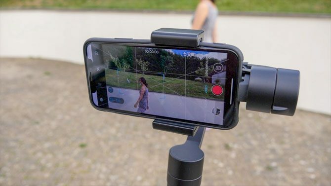 Yi Smartphone Gimbal: Séquence lisse et soyeuse, mais pourrait être meilleur suivi d'objets sur l'application yi gimbal 670x377