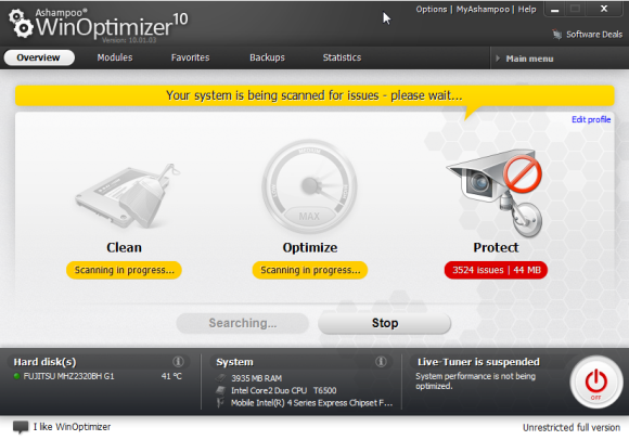 Nettoyez et optimisez votre ordinateur pour de meilleures performances avec WinOptimizer winoptimizer3