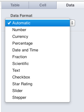 IWork pour les numéros iCloud