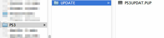 dossiers de mise à jour ps3