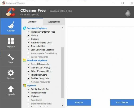 6 Trucs et astuces CCleaner pour nettoyer efficacement votre ordinateur 01 CCleaner Choisissez les éléments à nettoyer