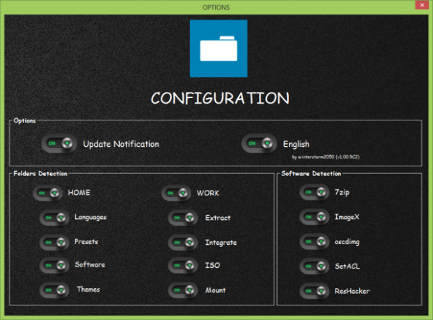 Configuration de WinReducer 8 terminée