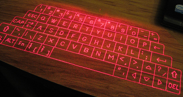 clavier de projection laser