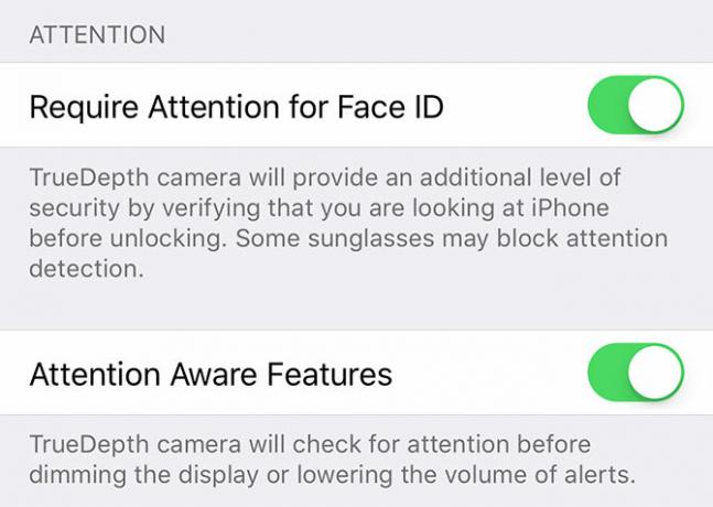 face id iphone x vue d'ensemble attention