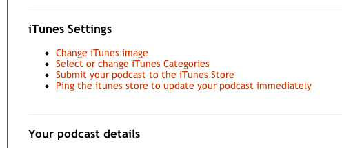 application itunes podcast