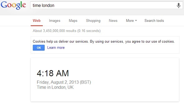 8 conseils de recherche Google pour rester toujours à portée de main google time london