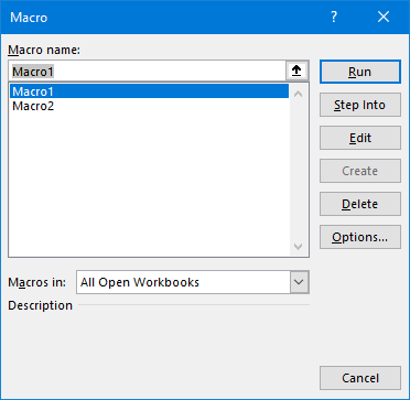 comment enregistrer une macro dans Excel 2016