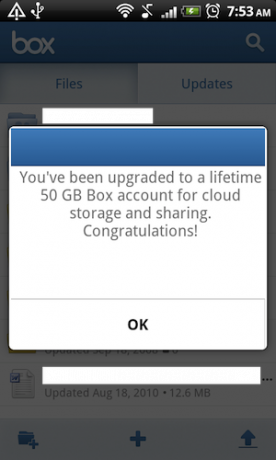 Box.net offre une mise à niveau à vie de 50 Go pour tous les utilisateurs Android [Mise à jour] Box net Android Upgrade