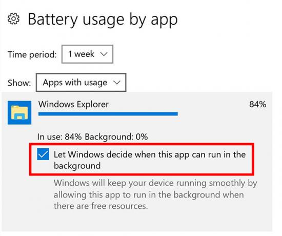 Comment économiser la batterie dans Windows 10 avec Power Throttling, activez l'application Power Throttling