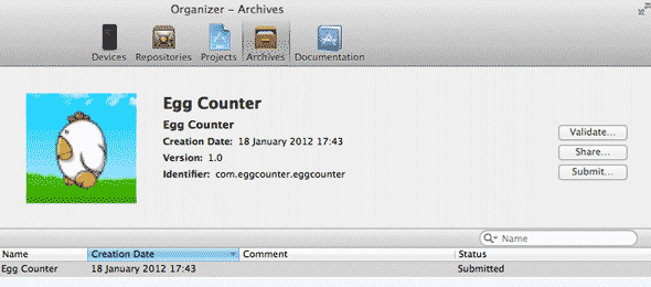 Comment soumettre votre propre application aux archives de l'organiseur iTunes App Store