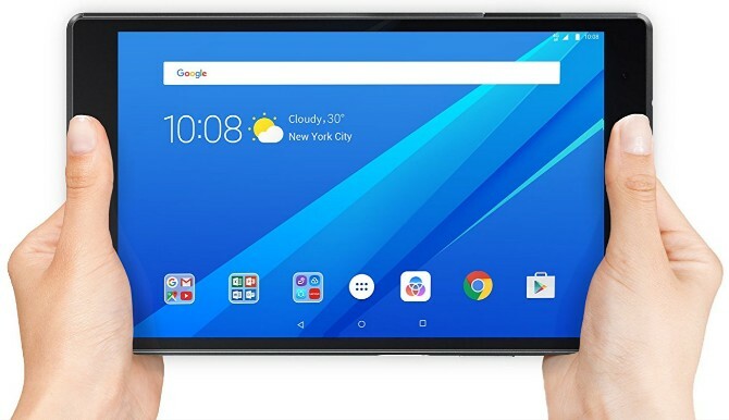 Lenovo Tab 4 LTE 8 pouces est la meilleure tablette bon marché avec des données 4G 