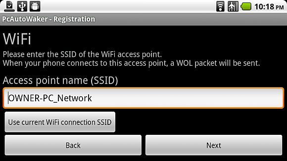 Allumez votre PC avec un appareil Android via Wi-Fi [WoW LAN] wake8