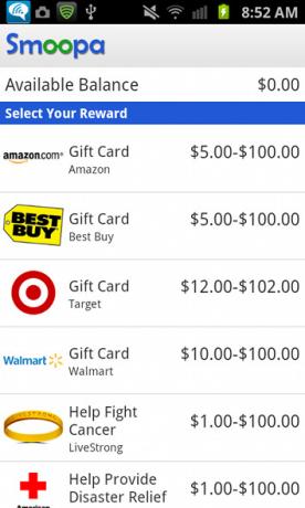Soyez payé pour magasiner plus intelligemment avec les récompenses smoopa [Android 1.6+ et iOS] smoopa