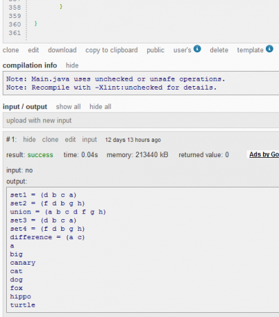 compiler du code en ligne