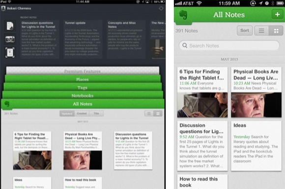 application evernote iphone