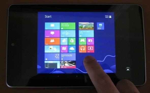 écran tactile windows 8