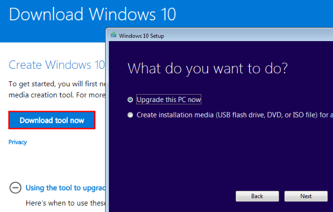 mise à niveau de windows 10 downgrade windows 8 7 instructions