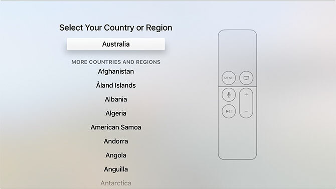 Comment configurer et utiliser votre région Apple TV Apple TV