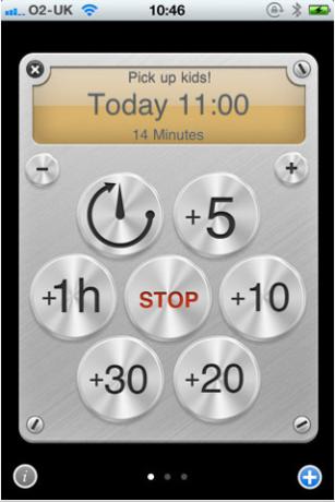 application de minuterie iPad