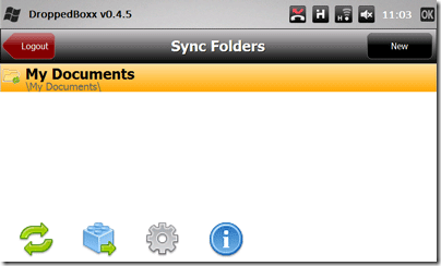 DroppedBoxx - Le client Dropbox non officiel pour Windows Mobile db8