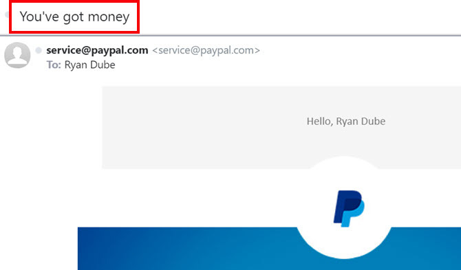 notification par email paypal