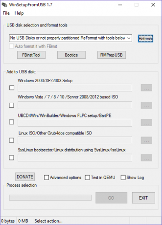 Comment créer une clé USB de démarrage multiboot pour Windows et Linux WinSetupFromUSB USB Creation Panel