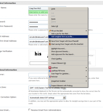 remplissage automatique des formulaires firefox addon