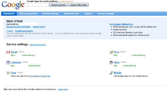 Comment configurer facilement Google Apps sur votre site Web googleapps3