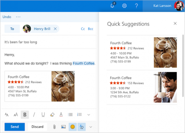 Comment débloquer la nouvelle version bêta d'Outlook.com Outlook QuickSuggestions