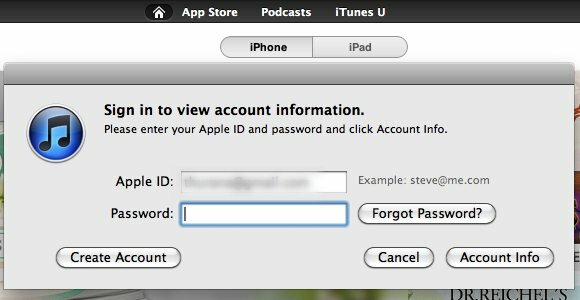 compte iTunes sans carte de crédit