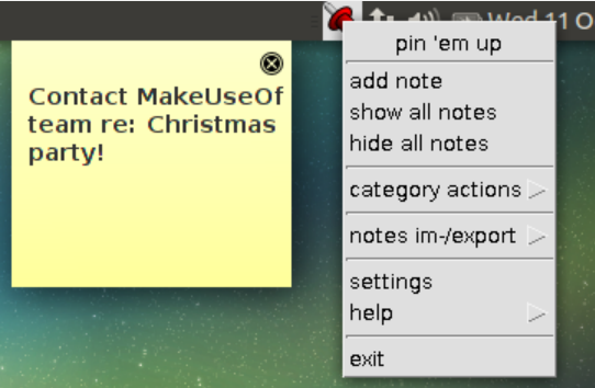 5 petites notes autocollantes utiles pour Linux muo linux stickynotes pinemup