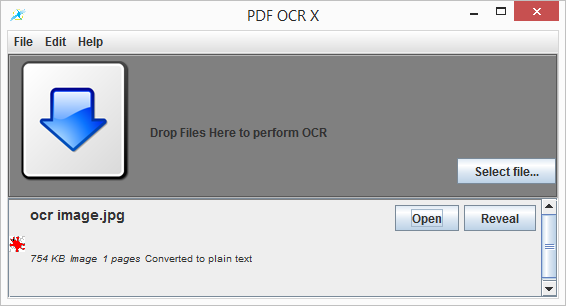 Interface OCR PDF