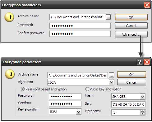 BCArchive - Créez rapidement des fichiers compressés avec le cryptage de mot de passe Iron Clad BCArchive02