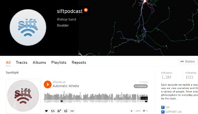 Sift Podcast sur SoundCloud