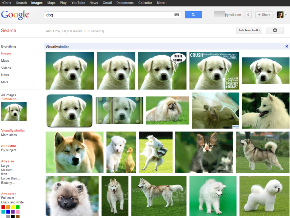 bing vs recherche d'images google